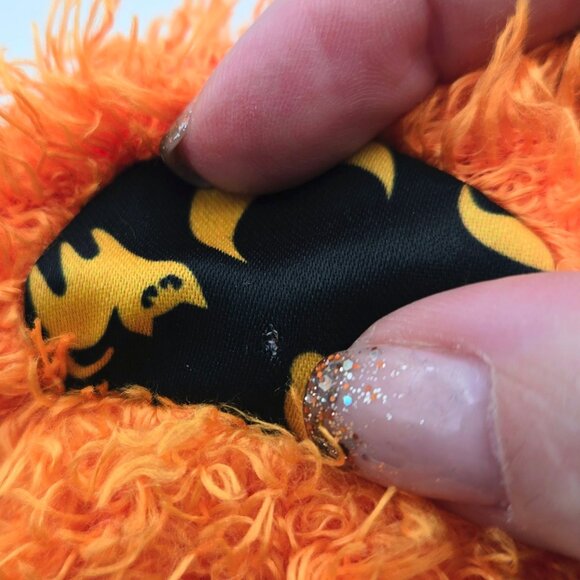 Build A Bear Jack O Lantern Pumpkin Light Up Halloween Stuffed Plush BAB Orange - Picture 11 of 11